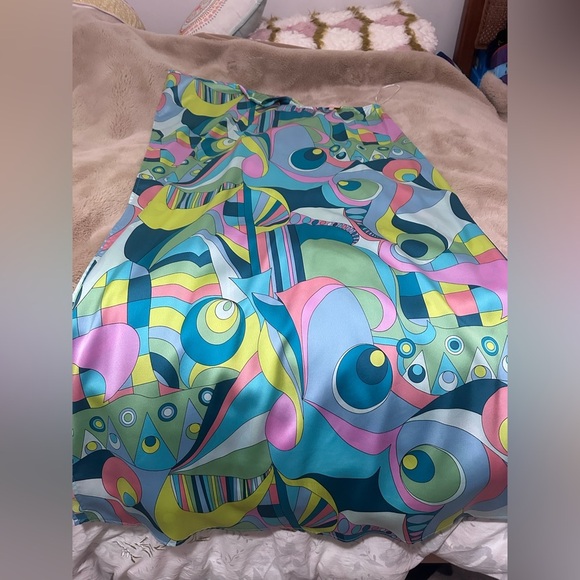 Show Me Your Mumu Tropez One-Shoulder Dress with Abstract Pattern M - Picture 3 of 4